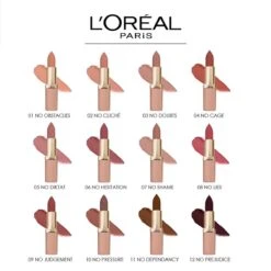 L’Oréal Paris Color Riche Free The Nudes Lipstick - Nude Matte - 06 No Hesitation - Bruin - 3,9 Gr -Bekend Cosmetica Winkel 1200x1199