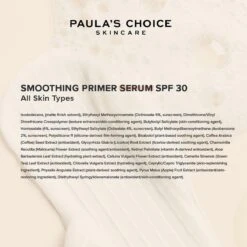 Paula's Choice Smoothing Primer Serum SPF 30 - Perfecte Make-up Basis - Alle Huidtypen - 30 Ml -Bekend Cosmetica Winkel 1200x1200 1043