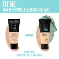 Maybelline Fit Me Matte & Poreless Foundation - 330 Toffee -Bekend Cosmetica Winkel 1200x1200 1118
