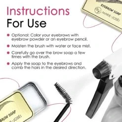 Marie-José & Co Brow Soap - Wenkbrauw Styling Zeep / Gel - Kleurloos 15 Marie-José & Co Brow Soap - Wenkbrauw Styling Zeep / Gel - Kleurloos -Bekend Cosmetica Winkel 1200x1200 1466