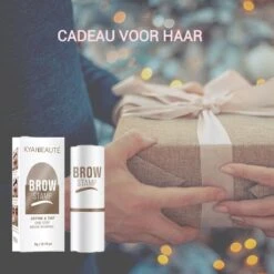 Merkloos Premium Wenkbrauw Stempel - Wenkbrauw Sjabloon - Wenkbrauwstempel - Brow Stamp - 10 Sjablonen - Borsteltje - Herbruikbaar - Waterdicht - Cadeau Voor Haar - Mediumbruin -Bekend Cosmetica Winkel 1200x1200 1493