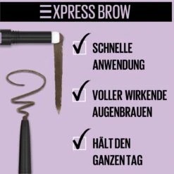 Maybelline Express Brow Duo Wenkbrauwpotlood - 05 Black Brown -Bekend Cosmetica Winkel 1200x1200 1525