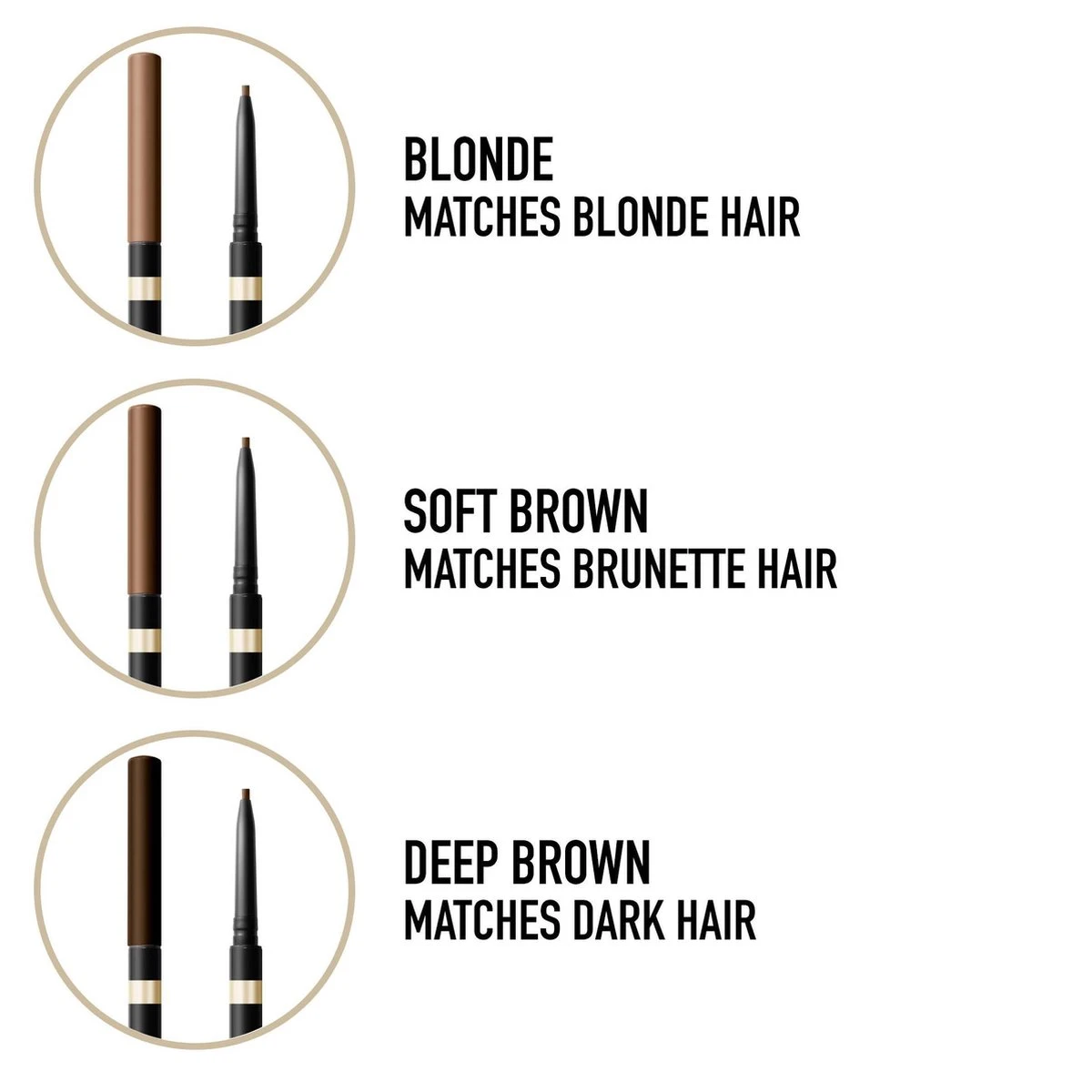 Max Factor Brow Shaper Wenkbrauwpotlood - 10 Blonde 5 Max Factor Brow Shaper Wenkbrauwpotlood - 10 Blonde - Afbeelding 3