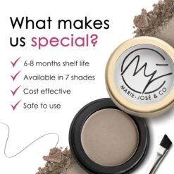 Wenkbrauwpoeder Donkerblond - Taupe - Wenkbrauw Make-up - Zachte, Natuurlijke Wenkbrauwen - Marie-José & Co -Bekend Cosmetica Winkel 1200x1200 1681