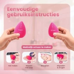 Beauty Blender - Make-up Sponsjes - Spons - 6 Stuks - Zacht & Perfecte Vorm! -Bekend Cosmetica Winkel 1200x1200 1772