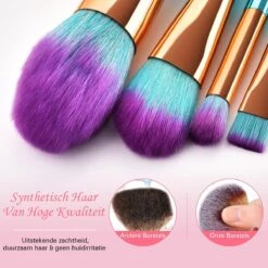 Make Up Kwasten Set - Blauwe Make Up Brush - Oogschaduw - Foundation Kwast - Poeder Kwast - Brush - Make Up - Cosmetica - Kwasten Set – Make Up Tasje - 12 Stuks - Valentijn Cadeautje Voor Haar -Bekend Cosmetica Winkel 1200x1200 1819
