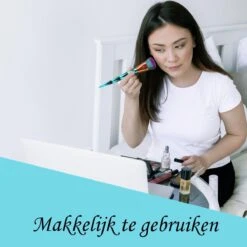 Make Up Kwasten Set - Blauwe Make Up Brush - Oogschaduw - Foundation Kwast - Poeder Kwast - Brush - Make Up - Cosmetica - Kwasten Set – Make Up Tasje - 12 Stuks - Valentijn Cadeautje Voor Haar -Bekend Cosmetica Winkel 1200x1200 1820