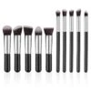 Evvie Set Van 10 Make-up Kwasten Kabuki - Zwart-Zilver -Bekend Cosmetica Winkel 1200x1200 1848