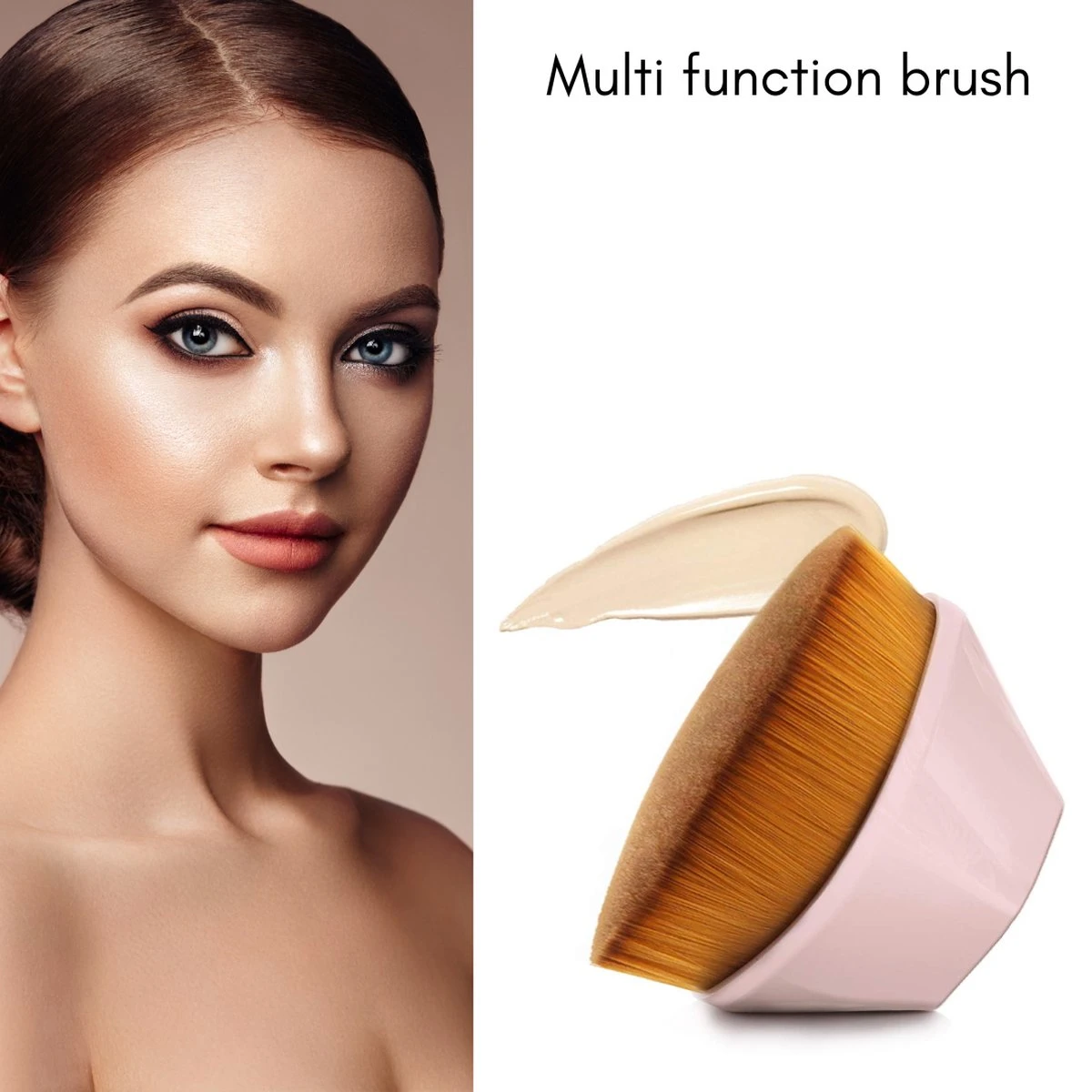 Bellive® - Magic Face Brush - Foundation Brush - Cadeau - Make-up Kwast - Poederkwast - Foundation - Concealer - Make Up Borstel 4 Bellive® - Magic Face Brush - Foundation Brush - Cadeau - Make-up Kwast - Poederkwast - Foundation - Concealer - Make Up Borstel - Afbeelding 2