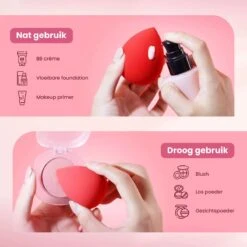 Beauty Blender - Make-up Sponsjes - Spons - 8 Stuks - Zacht & Perfecte Vorm! 13 Beauty Blender - Make-up Sponsjes - Spons - 8 Stuks - Zacht & Perfecte Vorm! -Bekend Cosmetica Winkel 1200x1200 1879