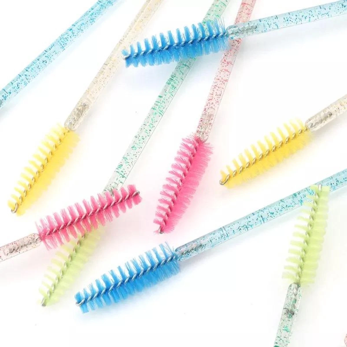 Wegwerp Wimper En Wenkbrauw Borsteltjes - Mascara Borsteltjes - 10 Stuks - Blauw 4 Wegwerp Wimper En Wenkbrauw Borsteltjes - Mascara Borsteltjes - 10 Stuks - Blauw - Afbeelding 2