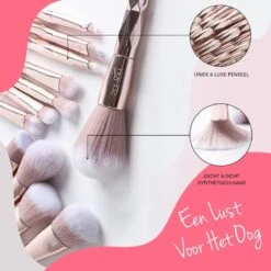 BeauRose Make Up Kwasten Set - Make Up Brush - Oogschaduw - Foundation Kwast - Poeder Kwast - Brush - Make Up - Cosmetica - Kwasten Set – Make Up Tasje - 12 Stuks -Bekend Cosmetica Winkel 1200x1200 1909