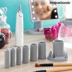 Innovagoods Luxe Make-up Kwastenreiniger - Elektrisch - Reinigen én Drogen - Draadloos - Make-up Borstels Schoonmaken -Bekend Cosmetica Winkel 1200x1200 1934