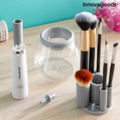 Innovagoods Luxe Make-up Kwastenreiniger - Elektrisch - Reinigen én Drogen - Draadloos - Make-up Borstels Schoonmaken -Bekend Cosmetica Winkel 1200x1200 1935
