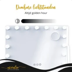 Novalie Hollywood Spiegel Met Verlichting - 65 Cm X 50 Cm - Make Up Spiegel Met Led Lampen – Visagie – Dimbaar / 3 Lichtstanden – Voor Hem / Haar Cadeau – 10x Vergroting – Met Tru-Daylight Verlichting – Wit 31 Novalie Hollywood Spiegel Met Verlichting - 65 Cm X 50 Cm - Make Up Spiegel Met Led Lampen – Visagie – Dimbaar / 3 Lichtstanden – Voor Hem / Haar Cadeau – 10x Vergroting – Met Tru-Daylight Verlichting – Wit -Bekend Cosmetica Winkel 1200x1200 1988