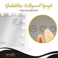 Novalie Hollywood Spiegel Met Verlichting - 65 Cm X 50 Cm - Make Up Spiegel Met Led Lampen – Visagie – Dimbaar / 3 Lichtstanden – Voor Hem / Haar Cadeau – 10x Vergroting – Met Tru-Daylight Verlichting – Wit 32 Novalie Hollywood Spiegel Met Verlichting - 65 Cm X 50 Cm - Make Up Spiegel Met Led Lampen – Visagie – Dimbaar / 3 Lichtstanden – Voor Hem / Haar Cadeau – 10x Vergroting – Met Tru-Daylight Verlichting – Wit -Bekend Cosmetica Winkel 1200x1200 1989