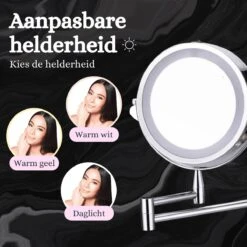 Best’Livin Led Spiegel - Badkamer - Hollywood - Visagie - Spiegellamp - Spiegelverlichting - Slimme Lampen - Oplaadbaar 17 Best’Livin Led Spiegel - Badkamer - Hollywood - Visagie - Spiegellamp - Spiegelverlichting - Slimme Lampen - Oplaadbaar -Bekend Cosmetica Winkel 1200x1200 2006
