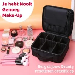 Mmoods Make-up Koffer – Make Up Tas Reizen – Makeup Organizer Verstelbaar -Beautycase Waterdicht – Make-up Tasje Voor Onderweg – Toilettas Voor Cosmetica Zwart 14 Mmoods Make-up Koffer – Make Up Tas Reizen – Makeup Organizer Verstelbaar -Beautycase Waterdicht – Make-up Tasje Voor Onderweg – Toilettas Voor Cosmetica Zwart -Bekend Cosmetica Winkel 1200x1200 2007