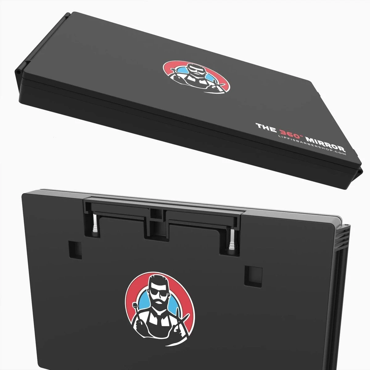 360 ° Graden Spiegel - SELF Cut Mirror System - DRIE Zijspiegel Voor Zelfknippend Haar Met In Hoogte Verstelbare Telescopische Haken (360 Spiegels Met LED-verlichting) (Slechts 360 Spiegels) 4 360 ° Graden Spiegel - SELF Cut Mirror System - DRIE Zijspiegel Voor Zelfknippend Haar Met In Hoogte Verstelbare Telescopische Haken (360 Spiegels Met LED-verlichting) (Slechts 360 Spiegels) - Afbeelding 2