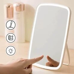 Jordan & Judy Make-upspiegel Met Verlichting - Oplaadbaar - Led Spiegel Make Up Met Touch Switch - Staand Spiegel -Bekend Cosmetica Winkel 1200x1200 2075