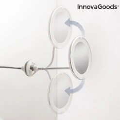Innovagoods Led Vergrotende Spiegel Met Flexibele Arm En Zuignap Mizoom - Spiegel Met Verlichting - Spiegel - Spiegel Met Zuignap - Spiegel Met Verlichting - Badkamerspiegel Met Led Verlichting - Spiegel Met Verlichting Make Up - Spiegel Met Licht -Bekend Cosmetica Winkel 1200x1200 2101