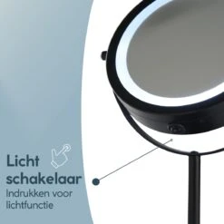 DAY Make-up Spiegel Met Verlichting - LED - 360° Draaibaar - Dubbelzijdig - 5x Vergroting - Scheerspiegel -Bekend Cosmetica Winkel 1200x1200 2119