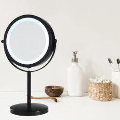 DAY Make-up Spiegel Met Verlichting - LED - 360° Draaibaar - Dubbelzijdig - 5x Vergroting - Scheerspiegel -Bekend Cosmetica Winkel 1200x1200 2121