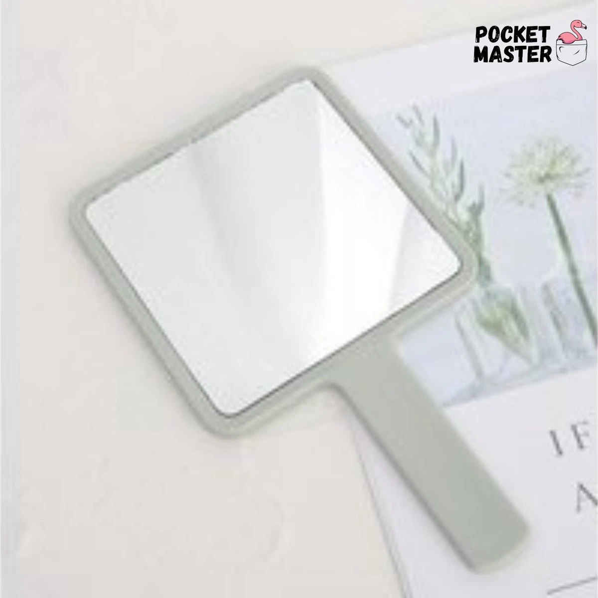 PocketMaster® Make-Up Spiegel / Handspiegel Met Handvat - Licht Groen - Klein - Compact - Handzaam - 8,0 X 8,0 Cm Spiegeloppervlak 6 PocketMaster® Make-Up Spiegel / Handspiegel Met Handvat - Licht Groen - Klein - Compact - Handzaam - 8,0 X 8,0 Cm Spiegeloppervlak - Afbeelding 4