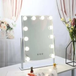 Bright Beauty Vanity Hollywood Make Up Spiegel Met Verlichting - Wit - Dimbaar Met Drie Lichtstanden 11 Bright Beauty Vanity Hollywood Make Up Spiegel Met Verlichting - Wit - Dimbaar Met Drie Lichtstanden -Bekend Cosmetica Winkel 1200x1200 2164