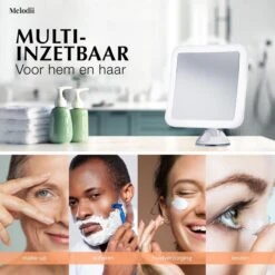 Melodii ML10X - Make Up Spiegel Met LED Verlichting - Scheerspiegel - 10x Vergroting - Met Tru-Daylight Verlichting - Voor Hem En Voor Haar -Bekend Cosmetica Winkel 1200x1200 2191