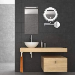 MH Products - Make Up Spiegel - Rond - Wanspiegel - Spiegellamp - 5x Vergroting - 17,5 Cm CM 15 MH Products - Make Up Spiegel - Rond - Wanspiegel - Spiegellamp - 5x Vergroting - 17,5 Cm CM -Bekend Cosmetica Winkel 1200x1200 2211