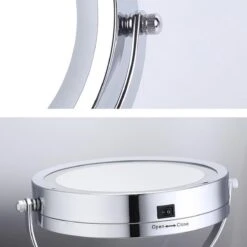 A&K Make Up Spiegel Met Ringverlichting | LED Verlichting | Scheerspiegel - Zilver -Bekend Cosmetica Winkel 1200x1200 2228