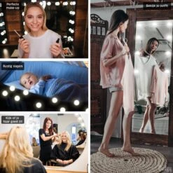 Gadgy Hollywood Spiegel Met Verlichting – Spiegel Met Licht - 10 LED Lampen - Dimbaar (SPIEGEL NIET INBEGREPEN) -Bekend Cosmetica Winkel 1200x1200 2246