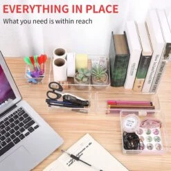 Aokyom Make-uporganizer, 18 Stuks, Kunststof Opbergdozen Voor Kantoor, Lades, Organizer, Lade-organizer, Doorzichtige Lade-inzet Voor Bureau, Keuken, Badkamer 11 Aokyom Make-uporganizer, 18 Stuks, Kunststof Opbergdozen Voor Kantoor, Lades, Organizer, Lade-organizer, Doorzichtige Lade-inzet Voor Bureau, Keuken, Badkamer -Bekend Cosmetica Winkel 1200x1200 2299