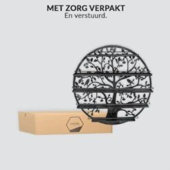 Confibel Nagellak Houder - Nagellak Flesjes Organizer - Essentiële Oliën Organizer - Rek Voor Flesjes - Wanddecoratie - Zwart -Bekend Cosmetica Winkel 1200x1200 2312