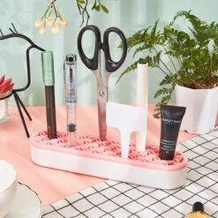 Make Up Organizer - Melon - Make Up Holder - Kwasten Organizer - Make Up Houder - Nagellak/Lipstick Organizer - Lippenstift Houder - Siliconen -Bekend Cosmetica Winkel 1200x1200 2319