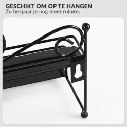 Confibel Nagellak Organizer - Nagellak Flesjes Houder - Essentiële Oliën Organizer - Rek Voor Flesjes - Wanddecoratie - Zwart -Bekend Cosmetica Winkel 1200x1200 2336