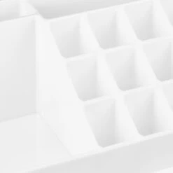 Relaxdays Make-up Organizer - Tweedelig - Cosmetica Opbergdoos - Wit -Bekend Cosmetica Winkel 1200x1200 2338