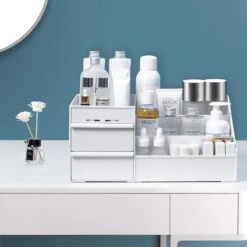 Make-up Organizer - Cosmetica Opbergdoos - Sieraden Bakje - Dames - Wit - Opmaken -Bekend Cosmetica Winkel 1200x1200 2341