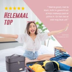Make Up Koffer En Organizer - Beautycase Met Spiegel - Dames - Cosmetica En Visagie - Zwart -Bekend Cosmetica Winkel 1200x1200 2472