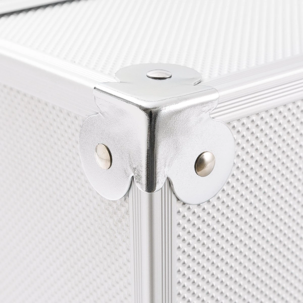 AREBOS Cosmetica Koffer - Beauty Case - Cosmetica Trolley - 15 L - Zilber 6 AREBOS Cosmetica Koffer - Beauty Case - Cosmetica Trolley - 15 L - Zilber - Afbeelding 4