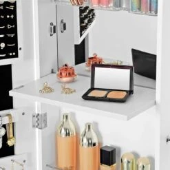 Nancy's Make-up Organizer – Sieraden & Spiegelkast – Spiegelkast, Deur & Wandhouder Met Binnenspiegel – Make-up Opbergen -Bekend Cosmetica Winkel 1200x1200 2524