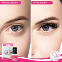 MURLEY'S Wimperlijm- Wimperextensions Lijm - Lash Glue - Zwart - Eenmalig Aanbrengen Voor Wekenlang Plezier - Perfecte Wimpers -Bekend Cosmetica Winkel 1200x1200 380
