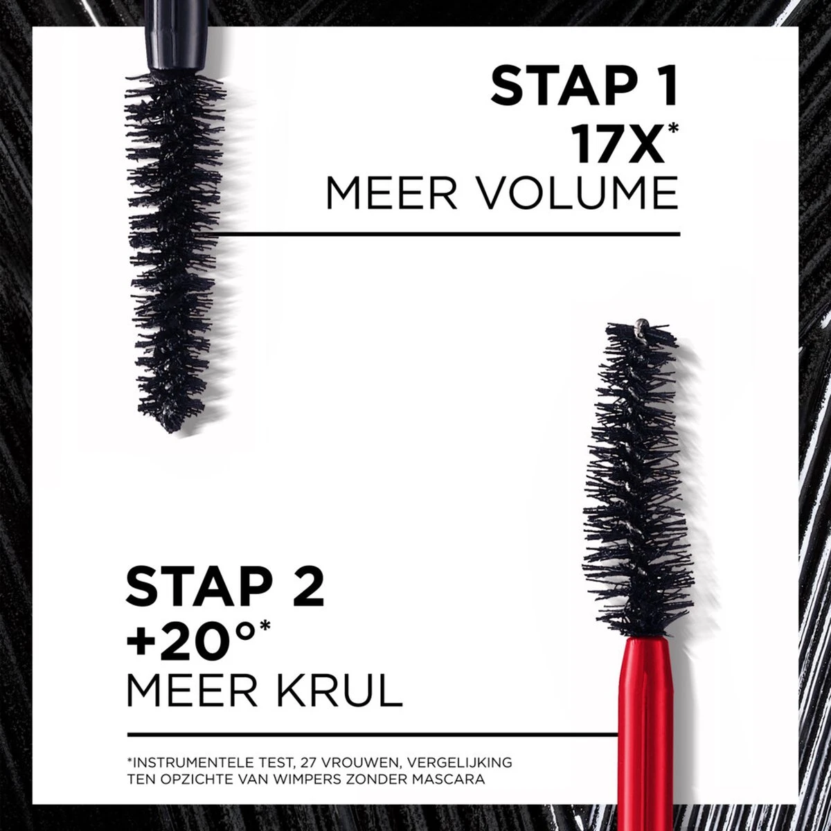 L'Oréal Paris PRO XXL LIFT 2-staps Mascara - Zwart - 12ml 5 L'Oréal Paris PRO XXL LIFT 2-staps Mascara - Zwart - 12ml - Afbeelding 3