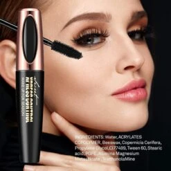 4D Fiber Waterproof Mascara - Zwart - Lange En Volle Wimpers -Bekend Cosmetica Winkel 1200x1200 452