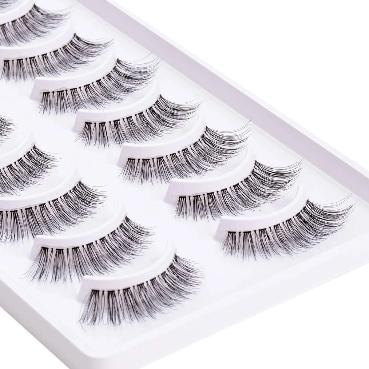 Merkloos 10 Paar - 3D Valse Wimpers - Fake Lashes - Natuurlijke Uitziend Kunstwimpers - Voor Make-Up Eyelashes 3 Merkloos 10 Paar - 3D Valse Wimpers - Fake Lashes - Natuurlijke Uitziend Kunstwimpers - Voor Make-Up Eyelashes