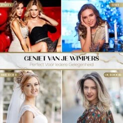 Naera Magnetische Wimpers Set - Inclusief Wimperzetter, Wimperhouder, Wimperschaar En 3 Flesjes Waterproof Eyeliner - 30 Keer Herbruikbaar - 12 Paar -Bekend Cosmetica Winkel 1200x1200 708