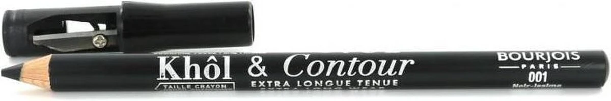 Bourjois Eye Liner Khol Contour Oogpotlood - 001 Black 9 Bourjois Eye Liner Khol Contour Oogpotlood - 001 Black - Afbeelding 7