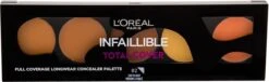 L'Oréal Paris LMU Inf.TCover Conceal.palette 2 Dark S Concealermake-up -Bekend Cosmetica Winkel 1200x367 1