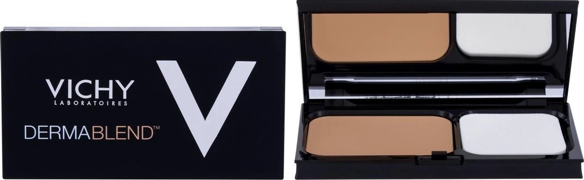 Vichy Dermablend Compact Foundation 25 - 9,5G - Hoge Dekking 6 Vichy Dermablend Compact Foundation 25 - 9,5G - Hoge Dekking - Afbeelding 4